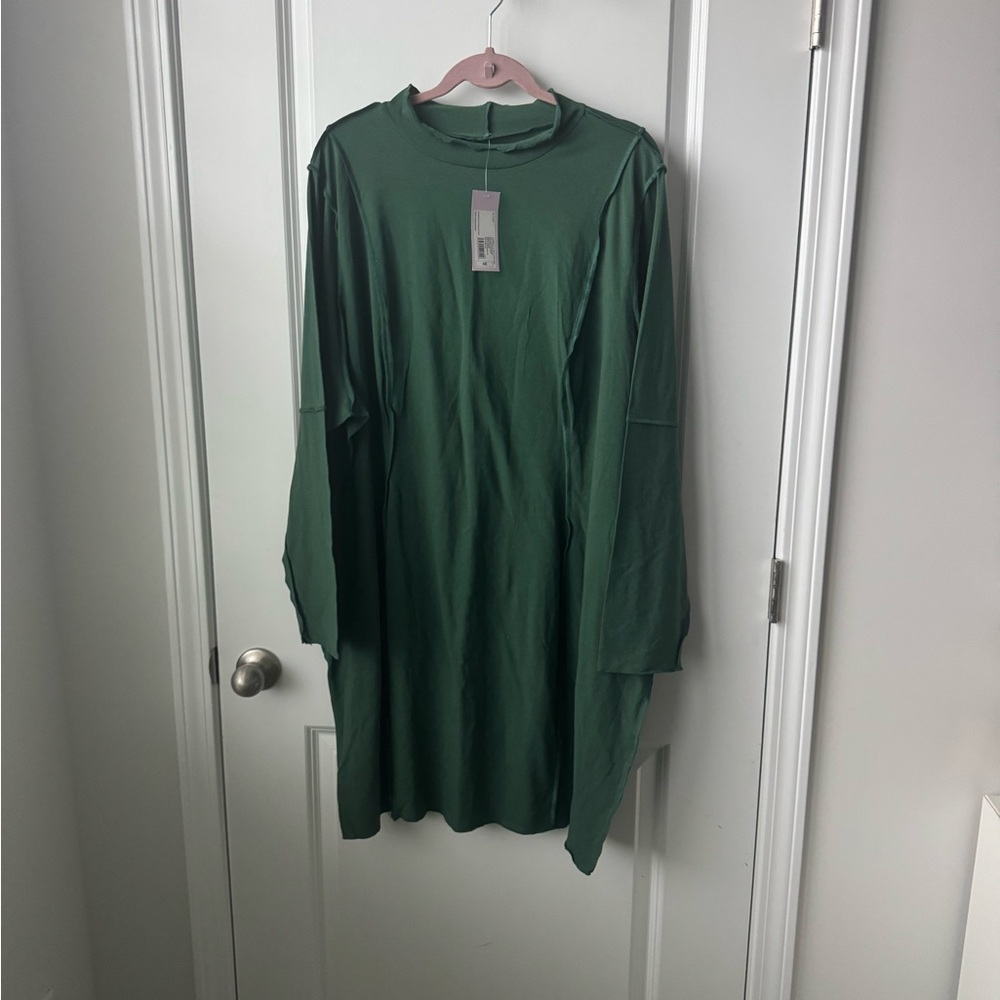 Wild Fable Green Long Sleeved Bodycon dress 4x NWT